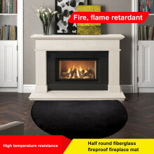Homerr Flammhemmende Matte, rutschfest | Hitzebeständig | Kamingeeignet | Multifunktionale Bodenmatte