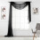 Empire Transparenter Voile Fensterschal, 549 cm lang 1