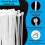 Requisitos para cabos brancos: 100 abraçadeiras de nylon resistentes de 250 mm x 3,6 mm com 25 cm de comprimento (10 polegadas) de comprimento. 5