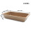 Forma de pão SANAG, antiaderente, em aço carbono, para torradas, ideal para cozinha e padaria, 23 cm (9 polegadas), dourada, retangular. 7