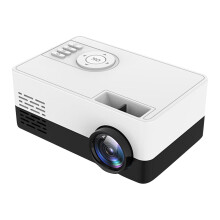 Teilgeoir Mini Lán-HD1080P Pictiúrlann LED USB AV Mini Inaistrithe Físe LED Bronntanas, Teilgeoir