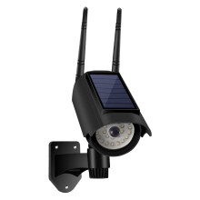 Sommertilbud! Zeceouar-drevet sikkerhedskamera med menneskelig sensor og blinkende LED, udendørs brug til have og erhverv.