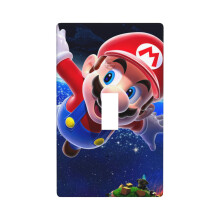 Clúdach Lasc Solais Cartúin Super Mario Gleoite Maisiúil Pláta Balla Scoradáin Aonair 1-Ghrúpa le haghaidh Maisiú Seomra Leapa Baile