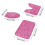 Winysin1PC Μπάνιο Τρία Ανάγλυφα 50*80cm+50*40cm (Σχήματος U) +40*40cm Καπάκι Λεκάνης 3