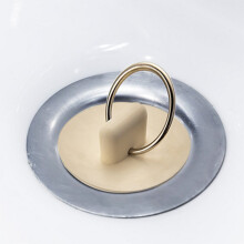 Weißer Gummistöpsel für Badewanne, Waschbecken und Badewanne, Abflussstopfen, Wasserstopfen
