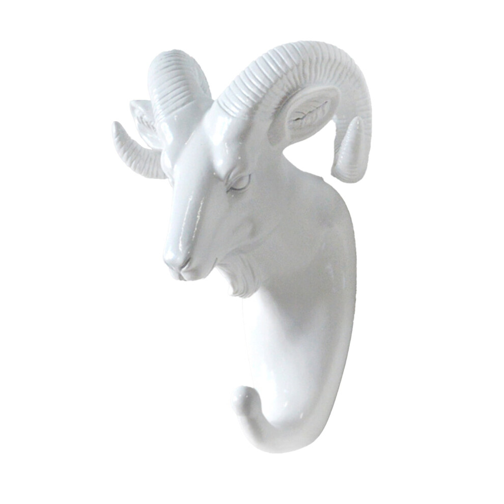 Hesroicy Wall-Mounted Punch-Free Anti-Slip Animal Head Hook - Clothes Hat Towel Key Hanger Wall Decoration (Different Designs) 9004841953410