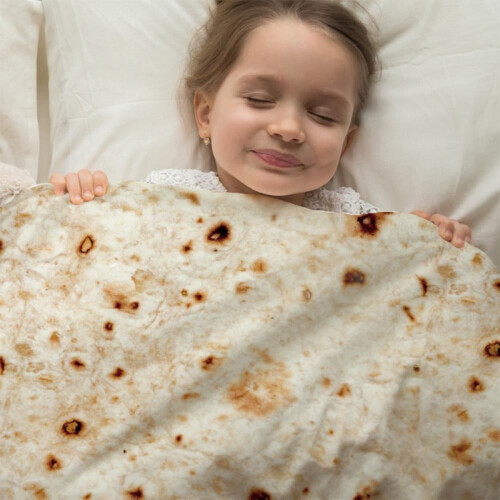 Κουβέρτα Burritos Tortilla 5 μεγεθών για ενήλικες και παιδιά, γιγάντιες αστείες