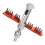 WJSXC 14-in-1 Multi-Angle Multi-Function Household Bit Ratchet Concealed Screwdriver Combo Set Red 1
