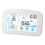 Inalámbrico Higrómetro Termómetro 3xAAA Blanco 261g 15