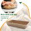 Forma de pão SANAG, antiaderente, em aço carbono, para torradas, ideal para cozinha e padaria, 23 cm (9 polegadas), dourada, retangular. 2