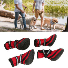 Hundeschuhwanderschuhe M, atmungsaktiv, rutschfest, verstellbar, reflektierend