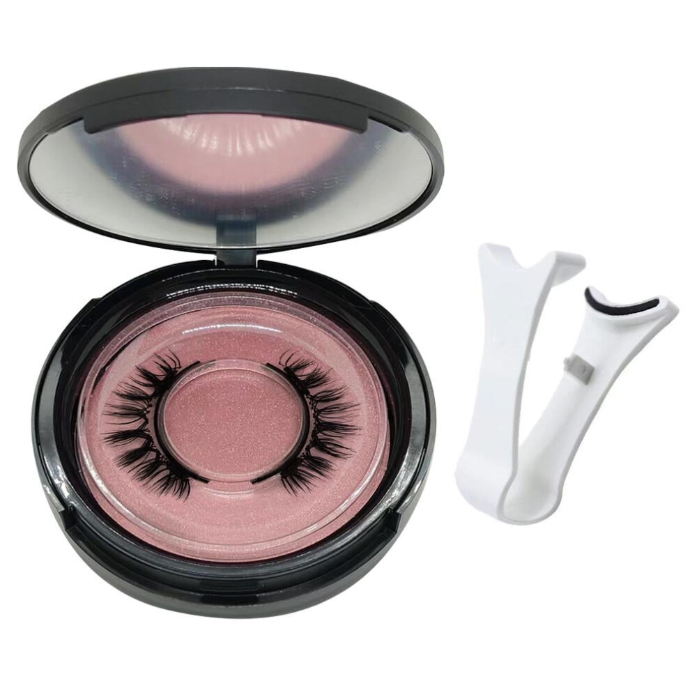 Clearance Now! Magnetic False Eyelashes Eyelashes Reusable Magnet w n with Lashes Clip Eye U7O6