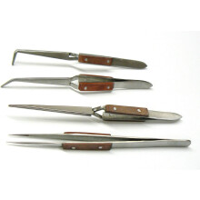 2 kpl ristikuitupinsettejä, lämpökorujen juottamiseen tarkoitettuja itsekiinnittyviä pinsettejä, kovettuneet taivutetut, 4 kpl:n sarja