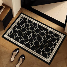 Ywbawe Non-Slip Indoor Door Mat, Dirt Trapper Entryway Rug, Machine Washable Rubber Backed for Hallways & Doorways