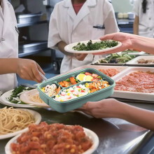 Vente de liquidation karymi Boîte à lunch portable en plastique avec compartiment intégré pour la rentrée scolaire, boîte à bento