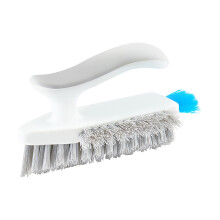 Ensemble de brosses de nettoyage en profondeur avec embout grattoir, brosses à récurer pour joints et piscine, tampons à récurer pour salle de