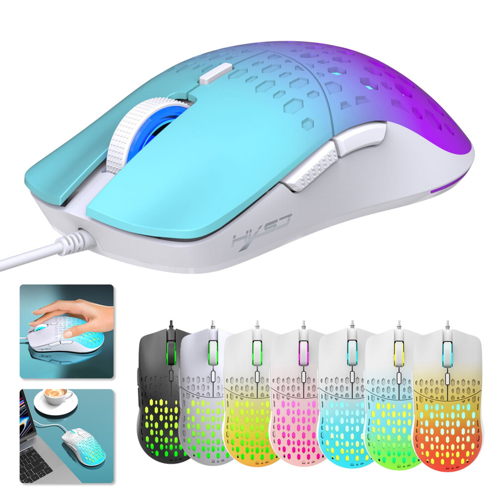 Jacenvly Mardi Gras Decorations Clearance, Compatible With Wired Gaming Mouse, Colorful 3600Dpi, Weight Ergonomic Design Light 9340258868191