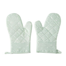 Gants de cuisine WRKEKC pour four à micro-ondes, maniques résistantes à la chaleur, vertes