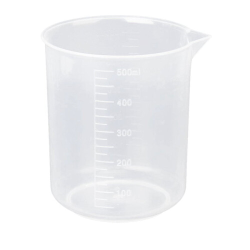 Beacair Grádaithe 500ml Trédhearcach