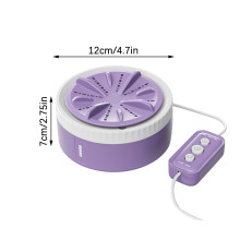 PAVEOS Portable Washing Machine, USB Powered with 3 Timing Modes, Mini Turbo Washer Compatible with Travel, Business, Home, Fruit & Dish Cleaning
