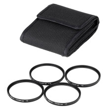 Universeller Kamera-Makrofilter + 1 + 2 + 4 + 10 Nahaufnahmelinsenfilter 4-in-1 Nahaufnahmelinse 58 mm Geeignet für verschiedene Kameras