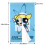 Κουρτίνα πόρτας Powerpuff Girls, δύο τεμαχίων, ημι-συσκότισης, 34x56 εκ., διακοσμητική για 6