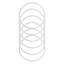 Iaukyu6Pcs Inele de etanșare pentru cupe de apă, calitate alimentară, ecologice, instalare simplă, etanșă la scurgeri, garnitură O-ring din