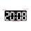 Moderne digitale Wanduhr mit Helligkeitsregelung und Countdown-Timer 3
