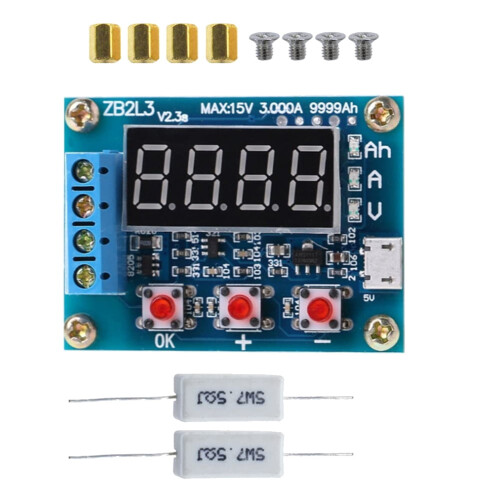IMCBSTT Μετρητής χωρητικότητας μπαταρίας 1.2V-12V, Analyzer18650, Μετρητής χωρητικότητας 1