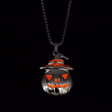 YiFudd Halloween-asustekaulakoru kurpitsan haamukasvoilla