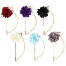 Delaman Broche, 6Pcs3.54 * 1.57in Broche de Cinta de Broche portátil Exquisito Broche de Cadena de Rosas para Bodas, Aniversario