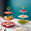 3-επίπεδη βάση για cupcakes, βάσεις για φρούτα, επιδόρπια, σνακ, καραμέλες, μπουφέδες, 3