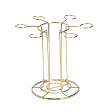 Wine Glass Holder Stand Stemware Rack with SpaceSaving Storage for Kitchen or Bar Display
