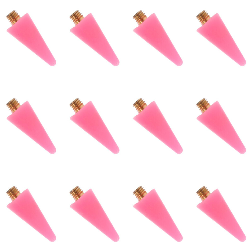 12Pcs Nail Art Dotting Tools with Wax Tip Rhinestone Picker Pen Replacement Heads for Manicure