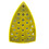 Triangular Orbital Sander Pad 32Hole 100x148mm for Grinder Tools, Yellow, Efficient Dust Extraction 1