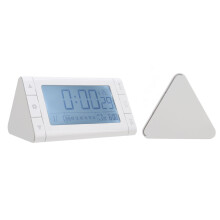 Orologio Digitale al Led Elettronico con Schermo Grande Alimentato a Batteria, 3 Sveglie, Funzione Snooze