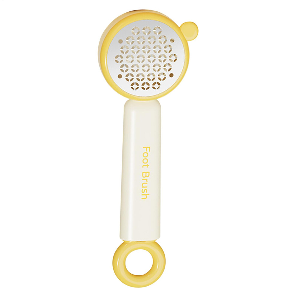 Yellow Foot File And Callus Remover Dualsided Pedicure Tool For Smooth Heels Travelfriendly