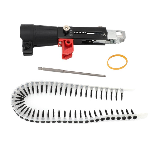 Automatic Drill Nail Gun Adapter with Automatic Feeding for Drywall Ceiling Wood Fastening 1