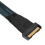 MCIO 8I vers SFF-8654 4I câble 50 cm 32GT/s 8