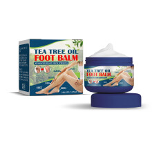 Foot Cream for Cracked Heels and Dry Feet with Coconut Oil and Tea Tree – Deep Hydration Balm 30g