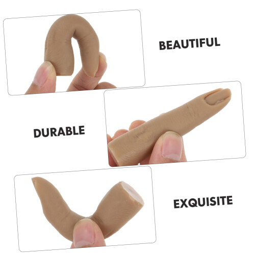 Practice Nail Hand with Realistic Flexible Fingers, Reusable Silicone Manicure Training Model 2