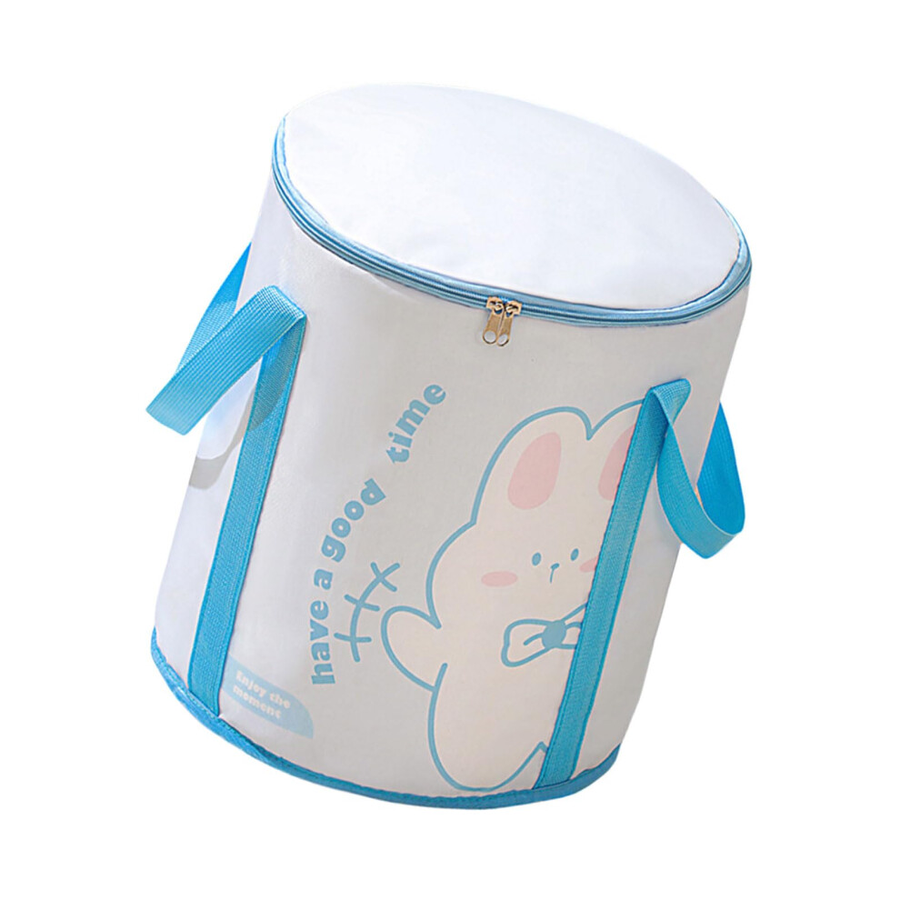 Blue Foldable Foot Bath Basin Large Capacity Soak Tub For Travel Spa Pedicure And Multipurpose Use