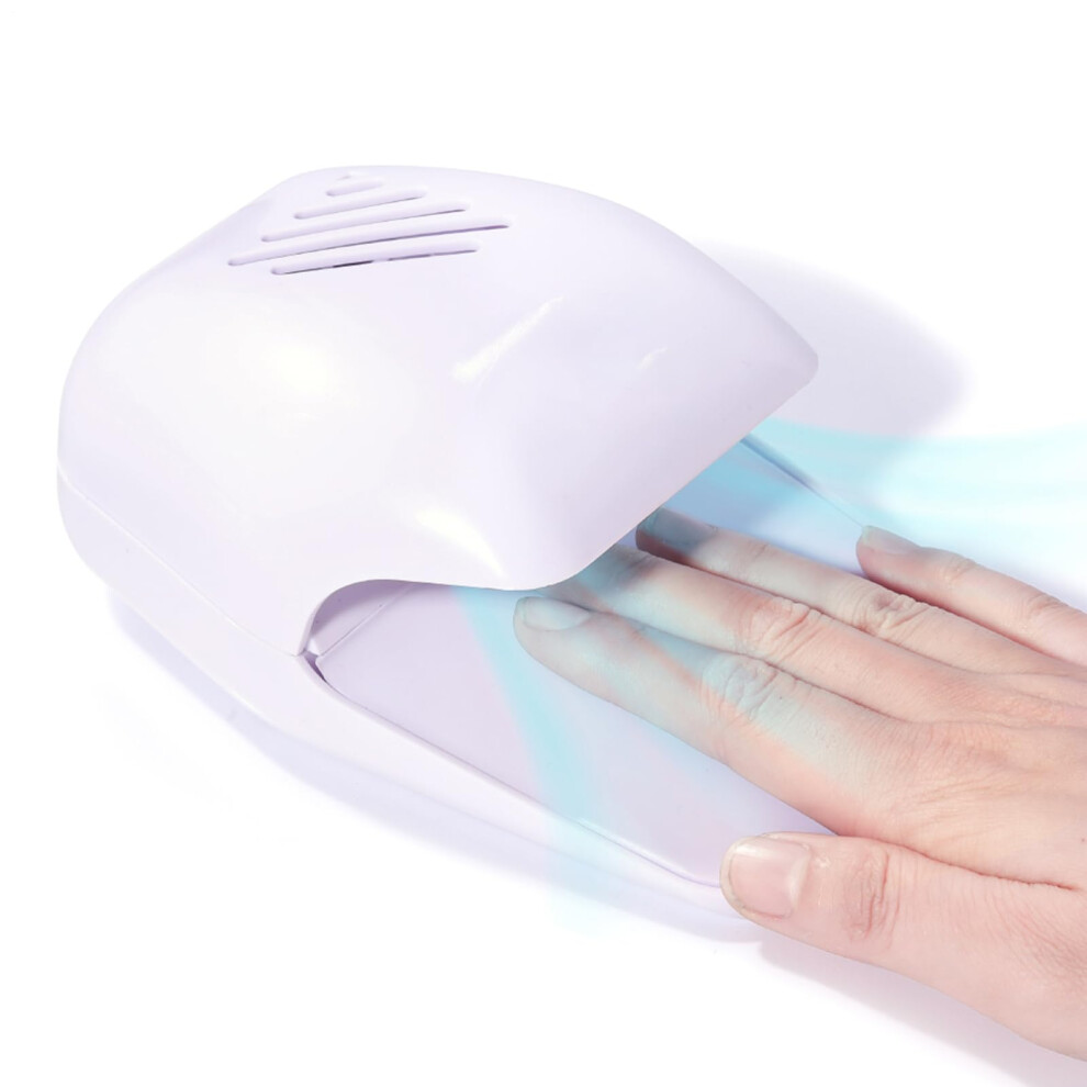 Nail Dryer with Fast Nail Drying, Cordless Convenience, Compact Travel Size, One Press Operation