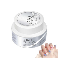 Nail Extension Gel 30ml with Elastic Sculpting Control for 3D Rhinestone Nail Art and Shaping