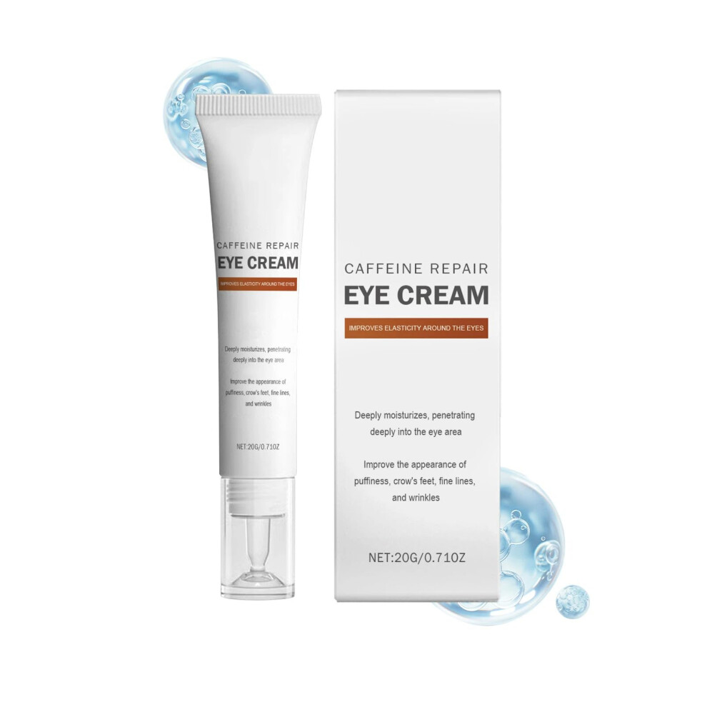 Cream/Dark Hydrating Eye For Circles And Puffiness With Hyaluronic Acid, Deep Hydration, Nongreasy