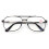 Γυαλιά ανάγνωσης BiFocal Metal Aviator - Μεγάλοι φακοί ανάγνωσης με ελατήριο και τετράγωνο 1