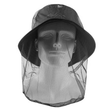 1Pc Ultra Large & Long Extra Fine Holes Mesh Soft Durable Fly Screen Premium Mosquito Insect Head Net Face Protector Camping Cap