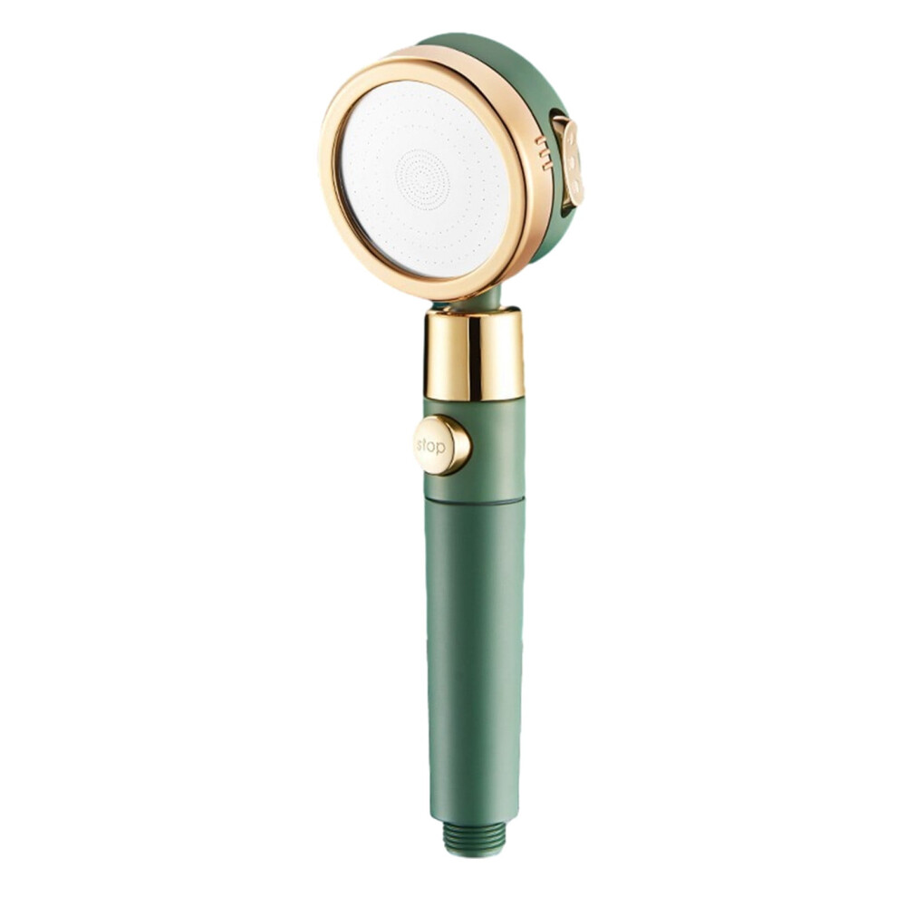 YOBOLK Clearance: Turbo Shower Head with 3 Bathing Modes, Pressurized Water Stop, Compatible with Home Bath - Kitchen Organizers & Storage