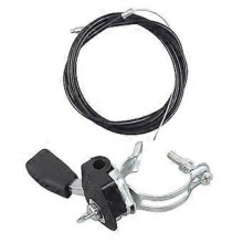 Throttle Control Replacement for Gasoline Tillers Trowels 168F 170F Switch (Switch+1.65m Cable)