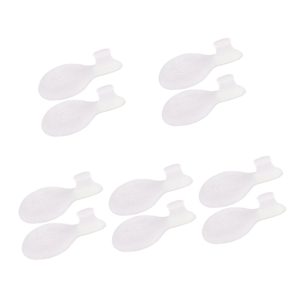 5 Pairs Silicone Toe Separators for Bunions and Overlapping Toes, Ergonomic Gel Design for Pain Relief